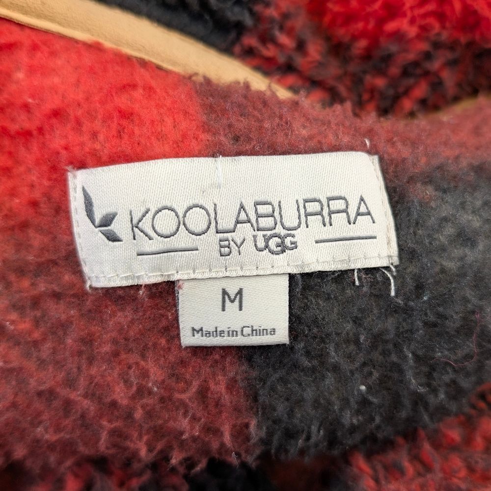 Koolaburra by UGG Buffalo Check Brushed Back Sherpa Pullover - Picture 5 of 12